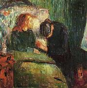Edvard Munch The Sick Child painting